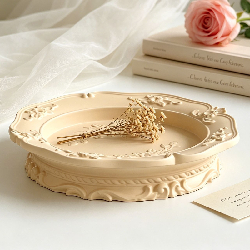 Coaster Mold Round - Moule en silicone élégant de style