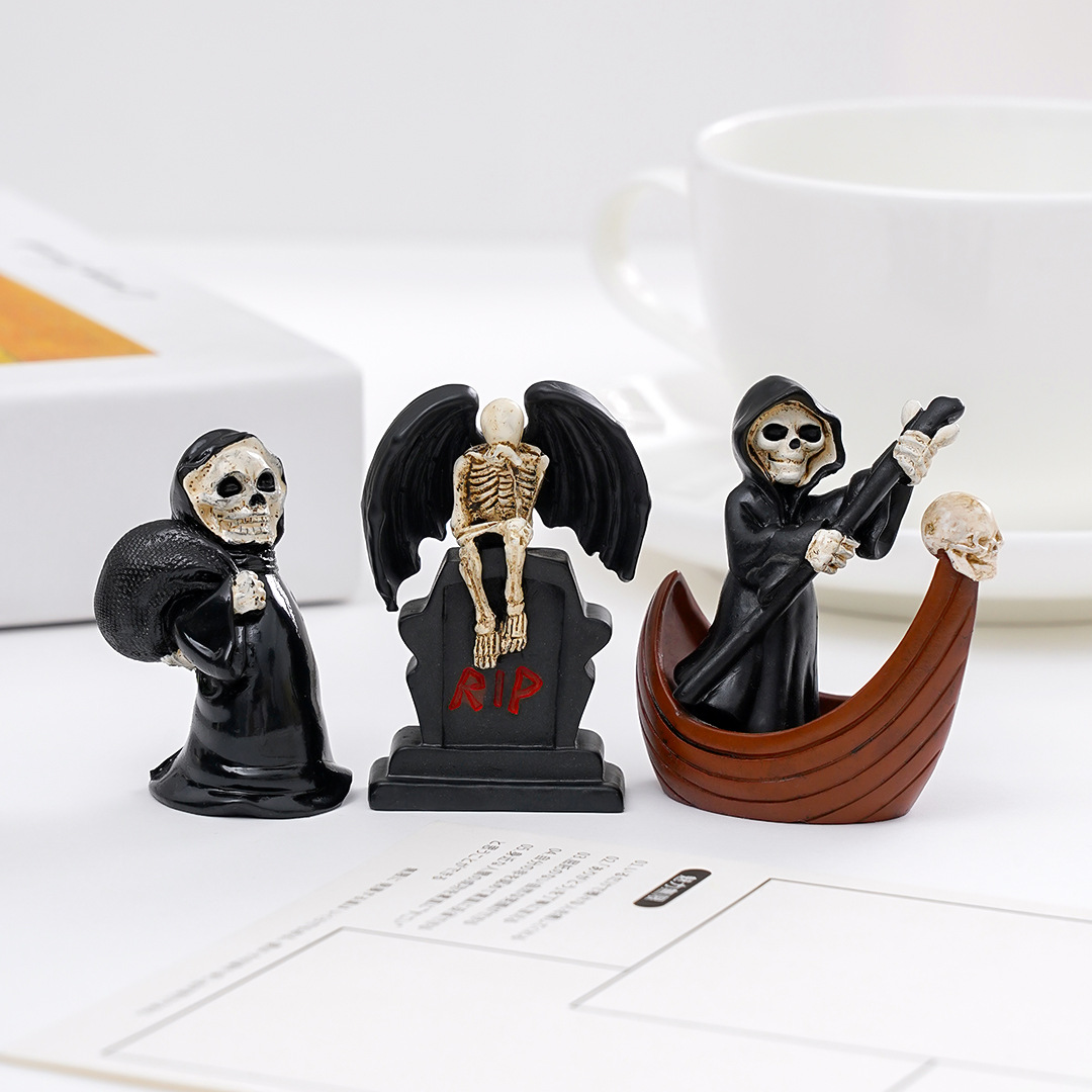 Resin Craft Supplies - Décoration d'Halloween effrayante pour la maison,