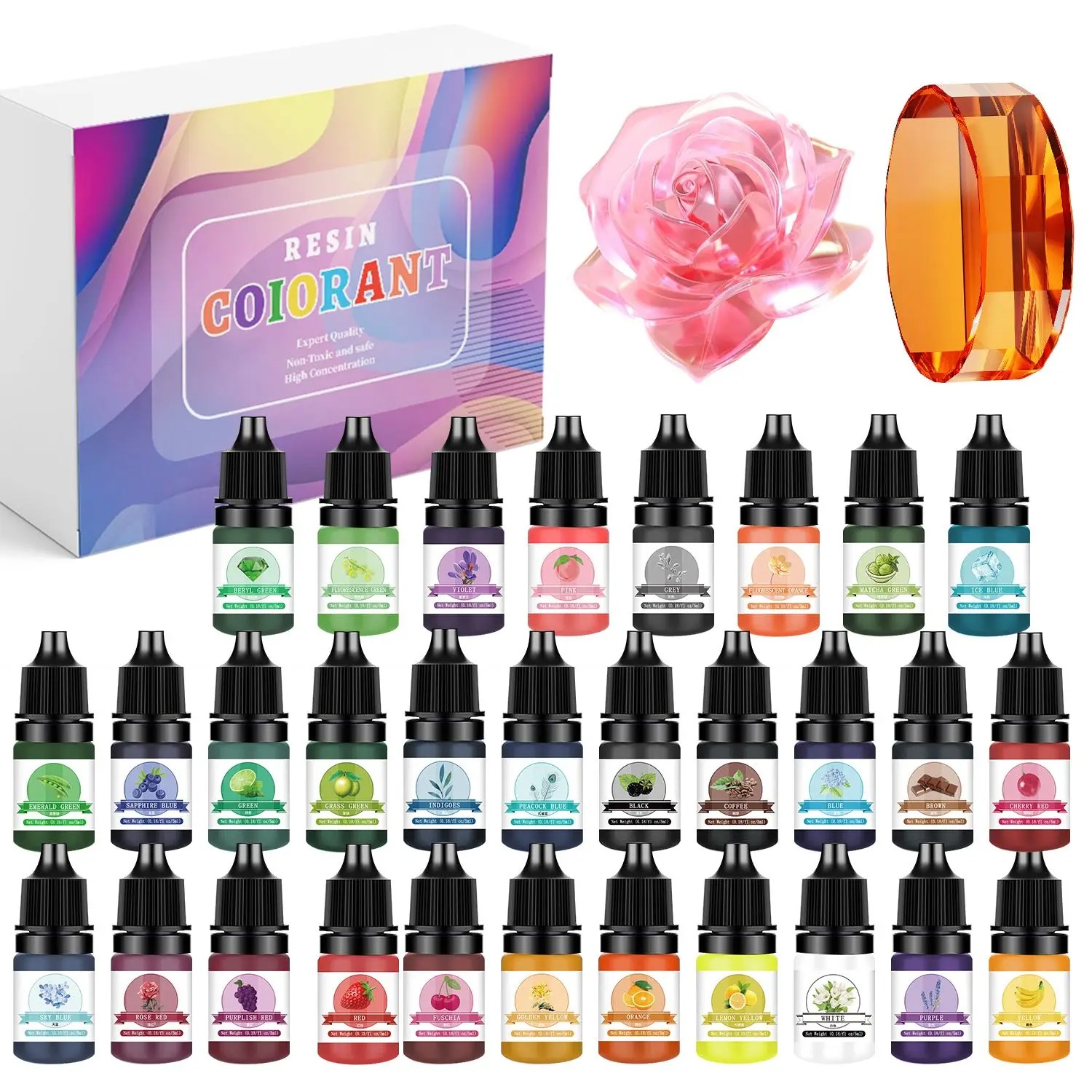 Epoxy Uv Resin Kit - Kits de pigments de résine époxy,