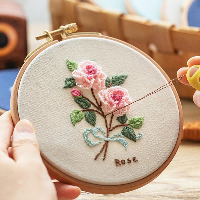 Wood Ring Blank - Cerceaux de broderie en bois de