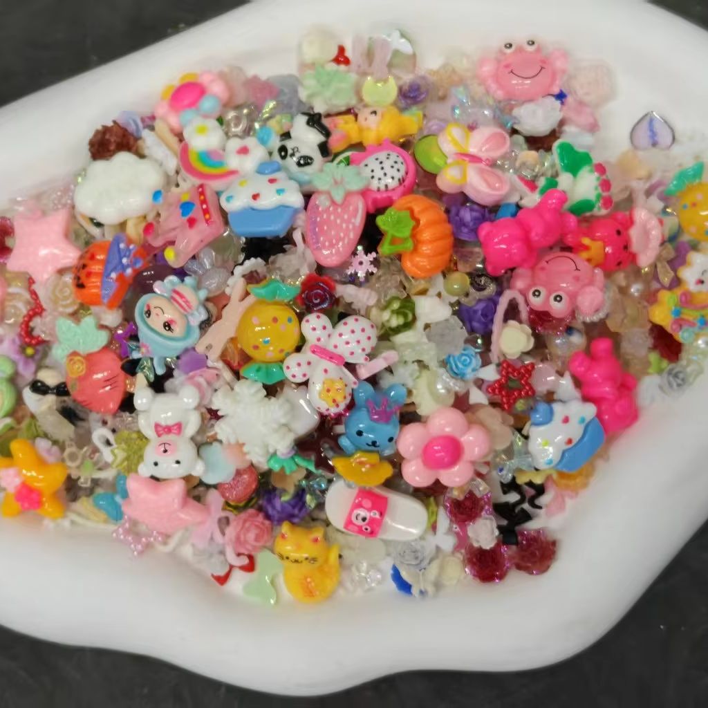 Resin Crafts Diy - 50g de breloques en résine mélangées,