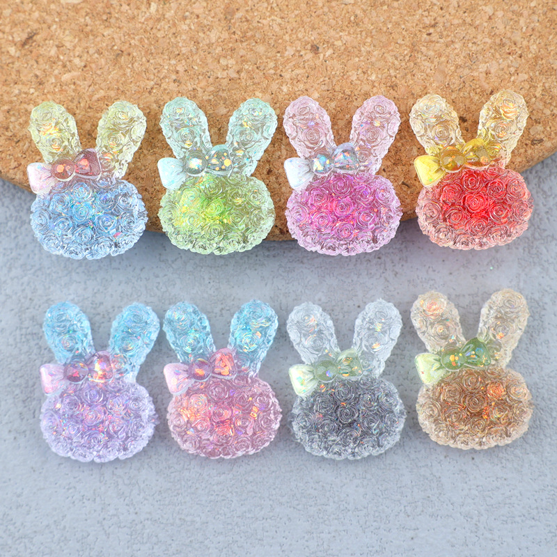 Resin Crafts Diy - 5 cabochons en résine en forme