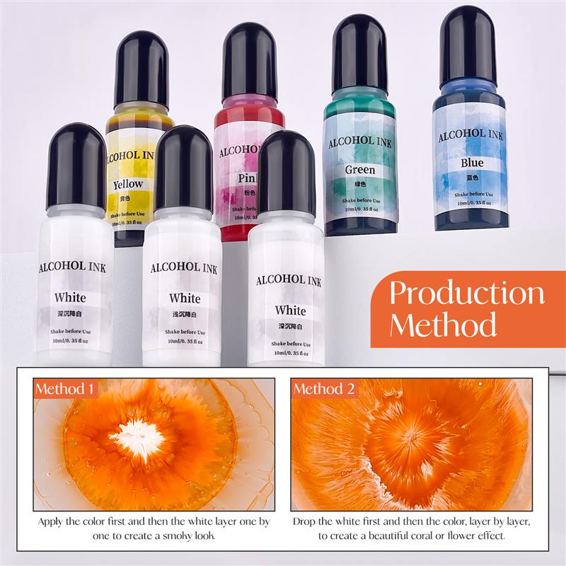 Resin Dye Alcohol - 10 ml/pièces Essence résine alcool liquide