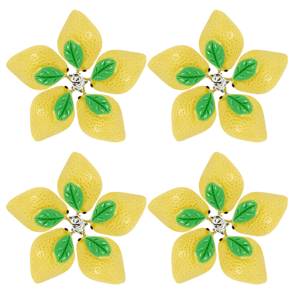 Resin Craft Supplies - 20 Breloques en Résine Citron pour