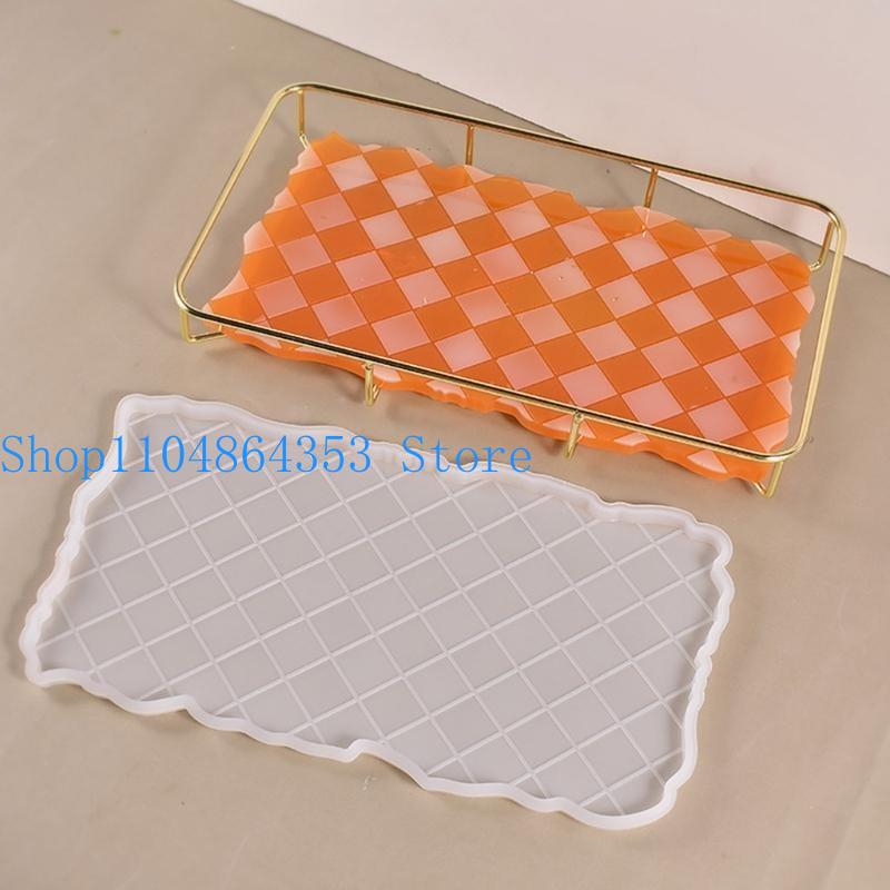 Serving Tray Mold - Plateau en damier 652F, moules moulage