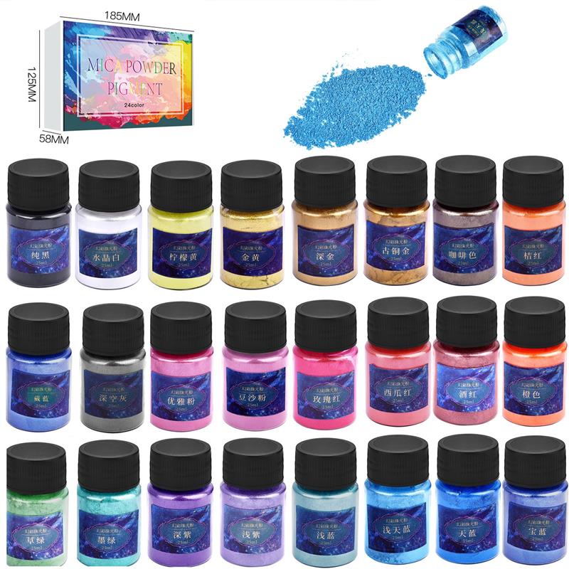 Resin Pigment Set - Ensemble de pigments en poudre de