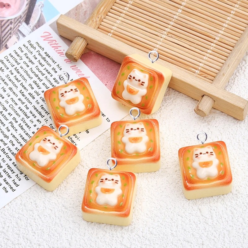 Resin Crafts Diy - 10 Breloques en résine Kawaii en