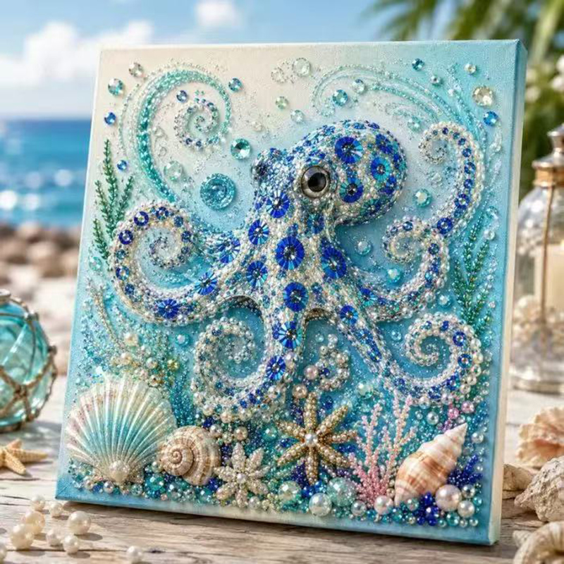 Resin Craft For Beginners - Kit de Peinture Perle Diamant Océanique