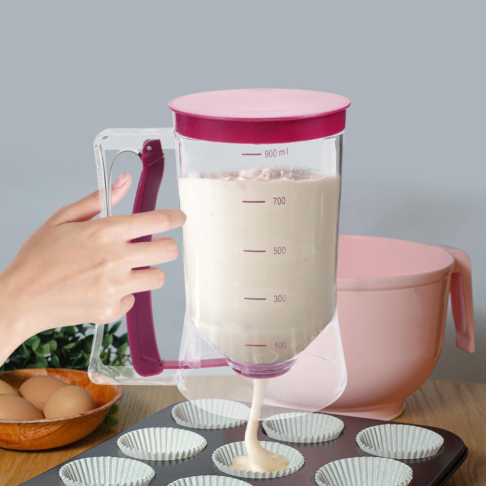 Mixing Cup Silicone - Distributeur de pâte pour cupcakes et