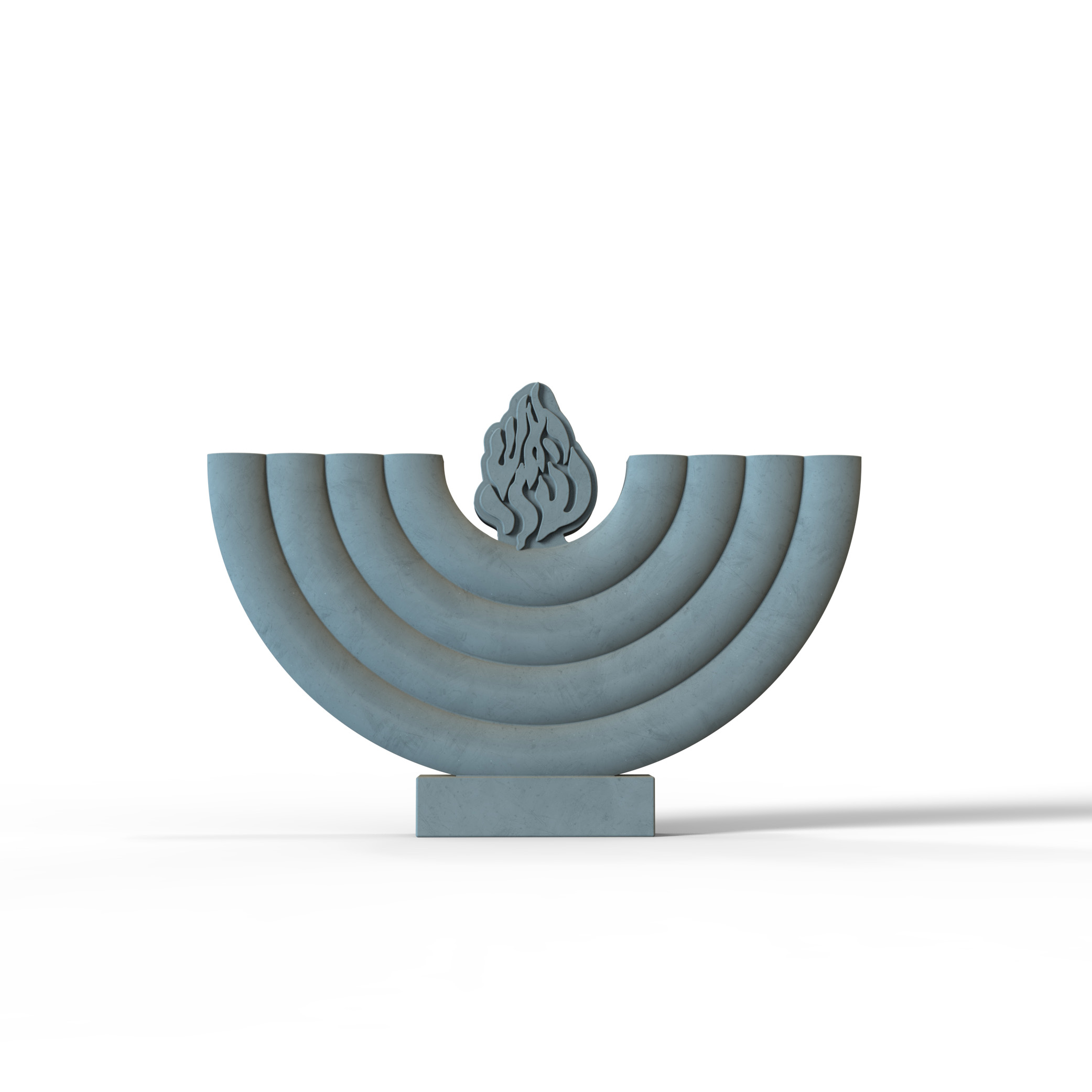 Serving Tray Mold - Moule en Silicone pour béton Hanukkah