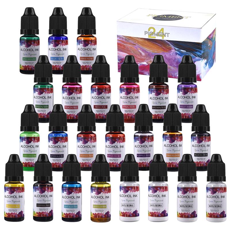 Resin Dye Alcohol - 1 Kit de pigments en résine