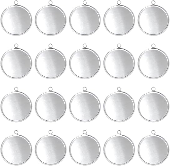 20 pièces en acier inoxydable  - Resin Crafts Diy avis et prix