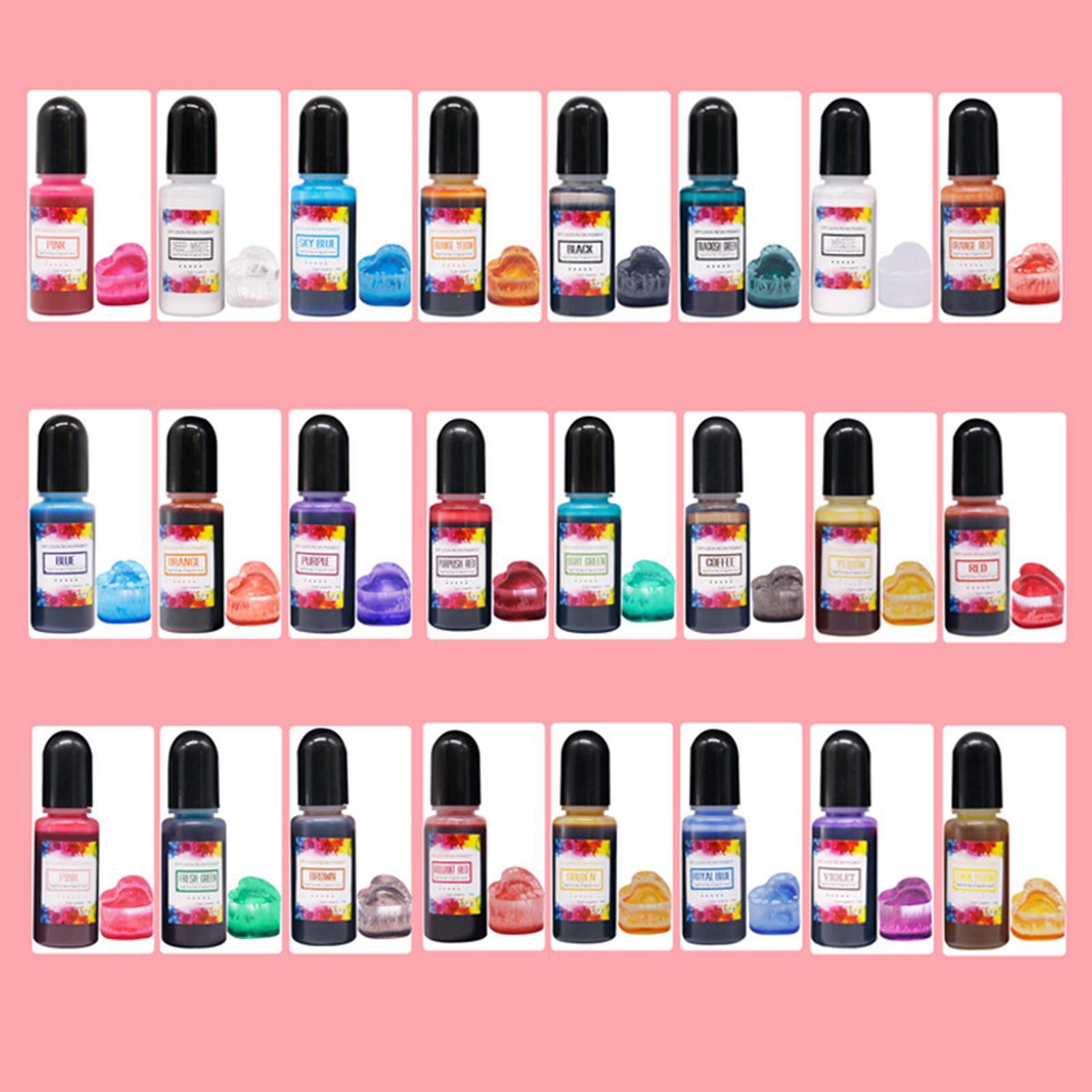 24 pièces d'encres à l'alcool, - Resin Dye Alcohol avis et prix