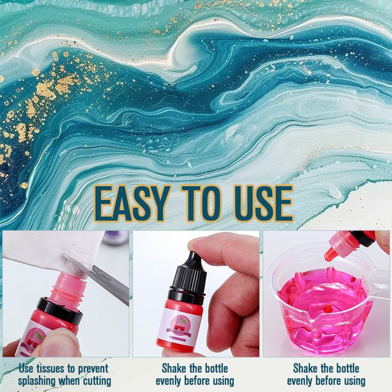 Pigment de couleur de résine é - Epoxy Uv Resin Kit avis et prix