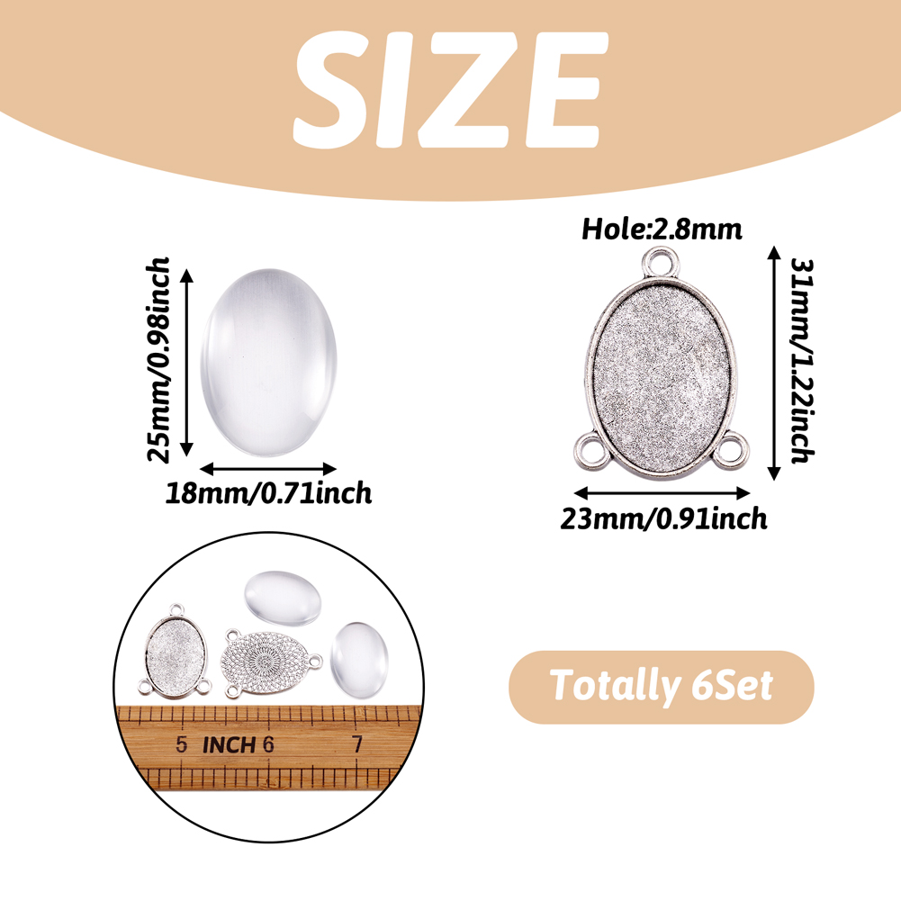 6 ensembles de bases de penden - Bezels Set Pendant avis et prix