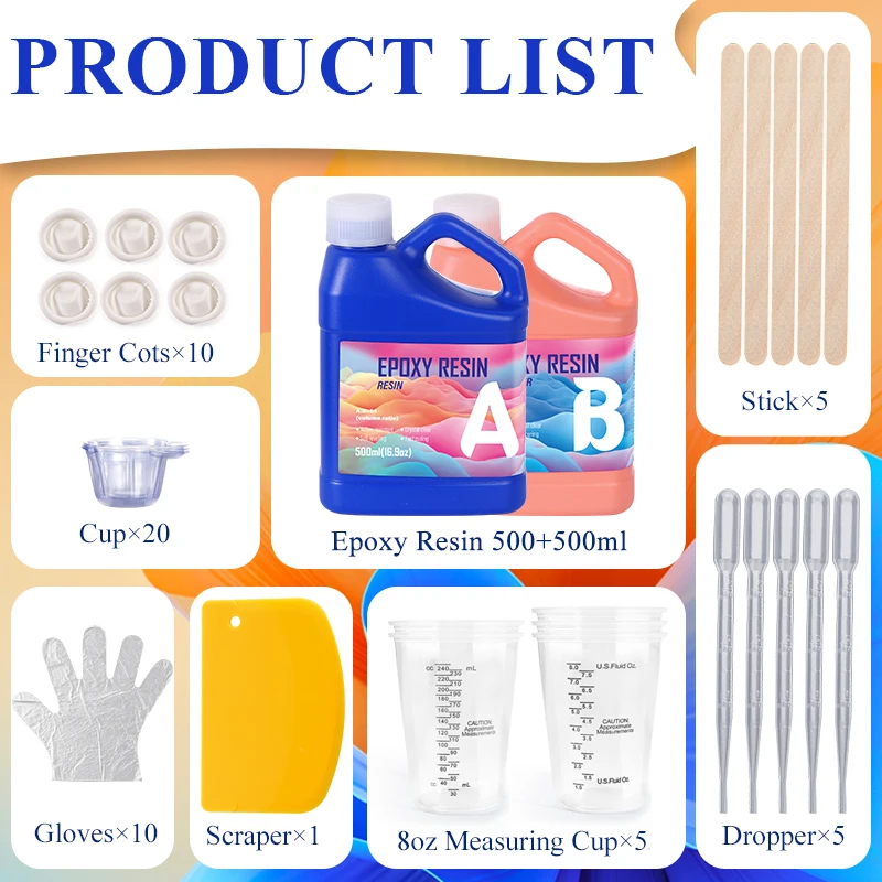 Kit de résine époxy facile à m - Epoxy Uv Resin Kit avis et prix