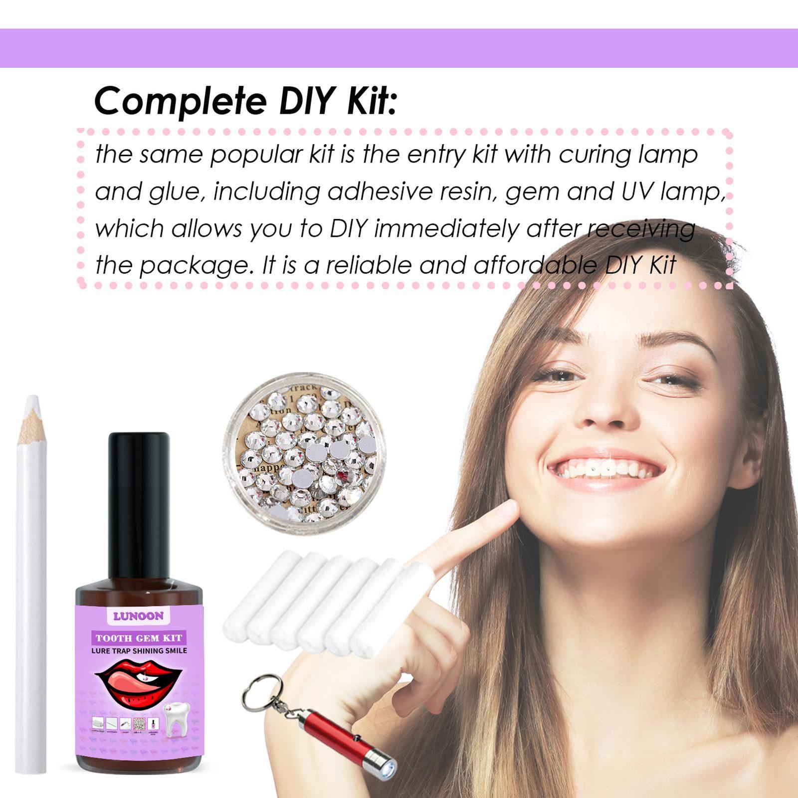 Kit de pierres précieuses dent - Resin Jewelry Kit avis et prix