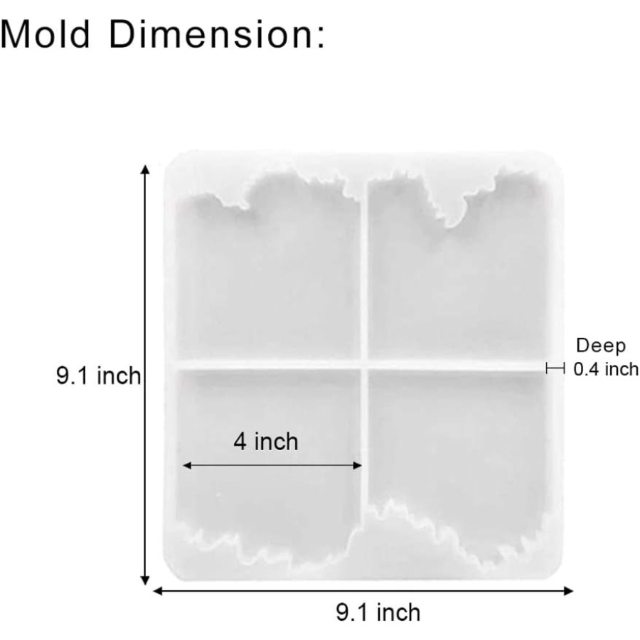 Moule en silicone pour dessous - Resin Ocean Wave Mold avis et prix