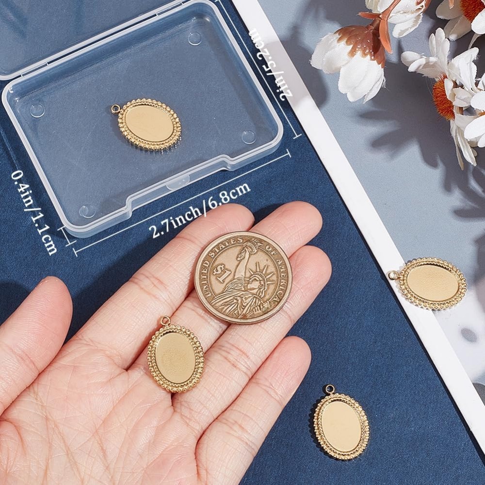 6 pièces Cabochon paramètres b - Bezels Set Pendant avis et prix