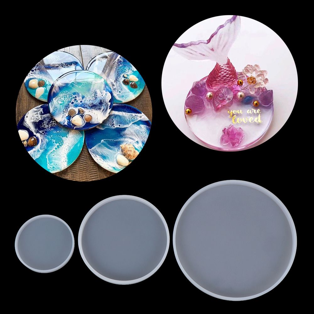 Bricolage artisanat Silicone f - Coaster Mold Round avis et prix