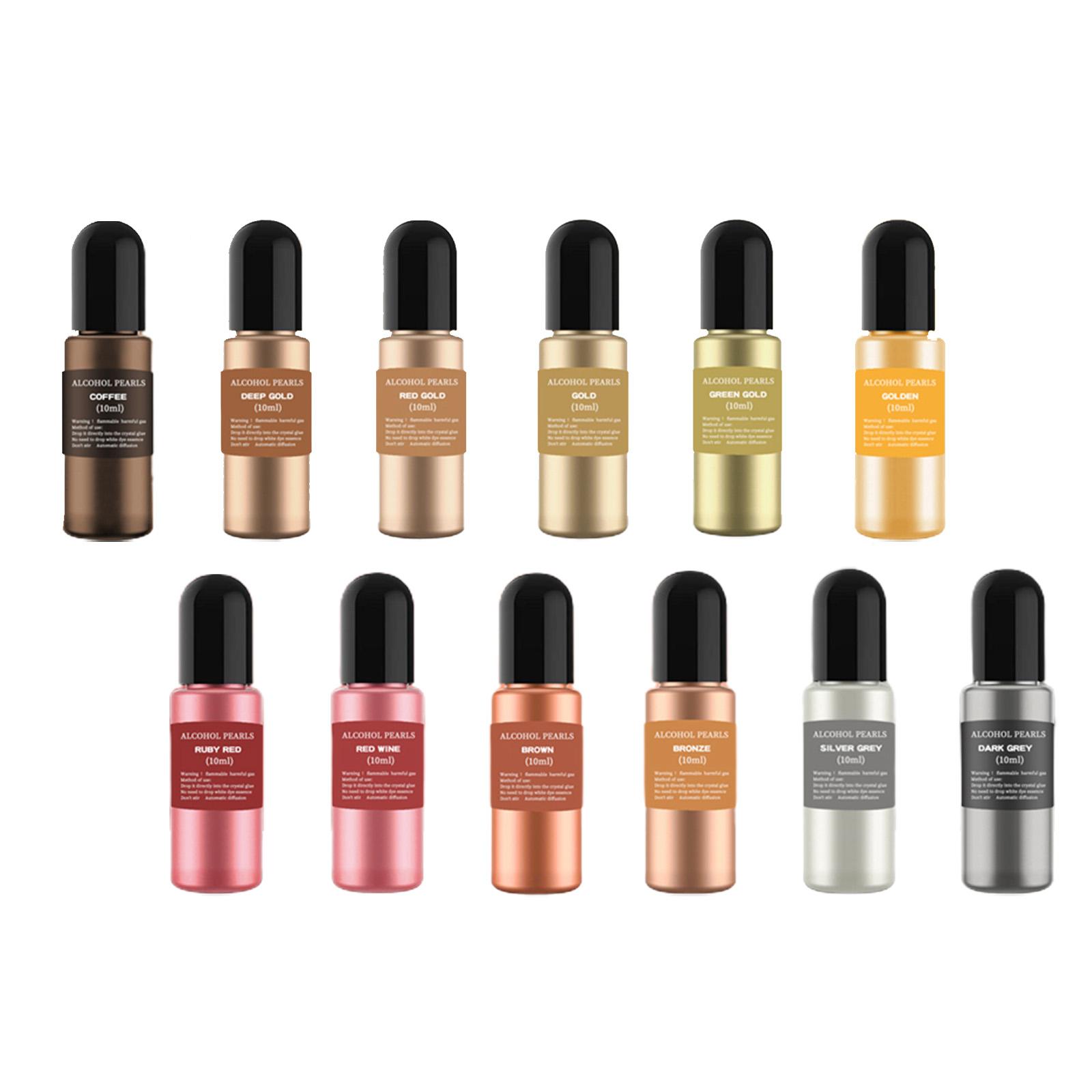 12 flacons d'encres alcoolique - Resin Dye Alcohol avis et prix