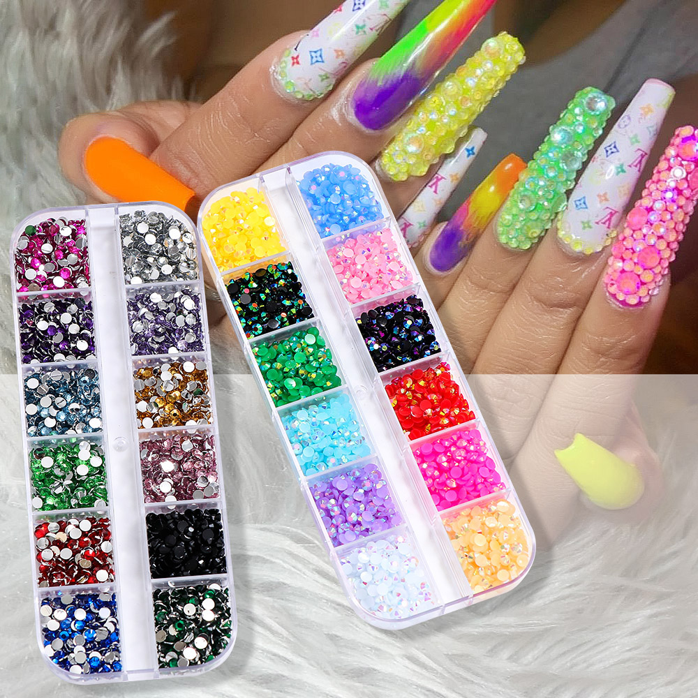 Lot de 2400 strass AB en résin - Resin Glitter Pack avis et prix