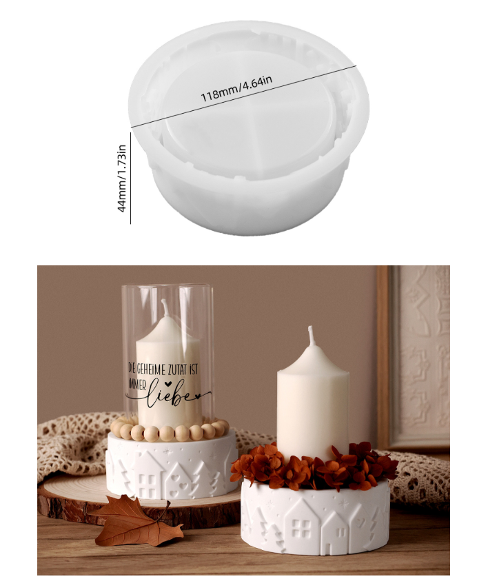 Moule en silicone Relief House - Coaster Mold Round avis et prix