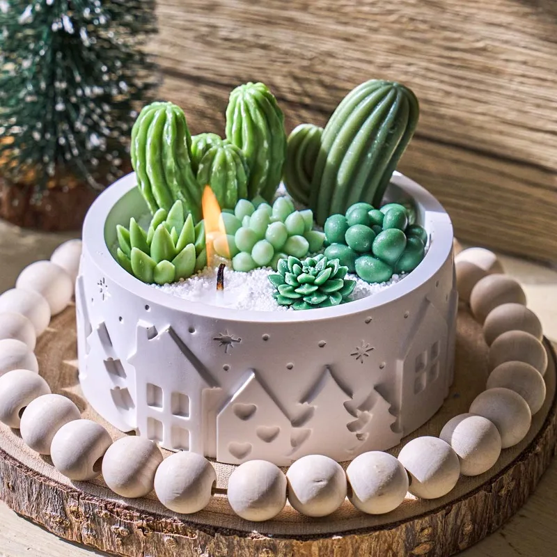 Moule en silicone Relief House - Coaster Mold Round avis et prix