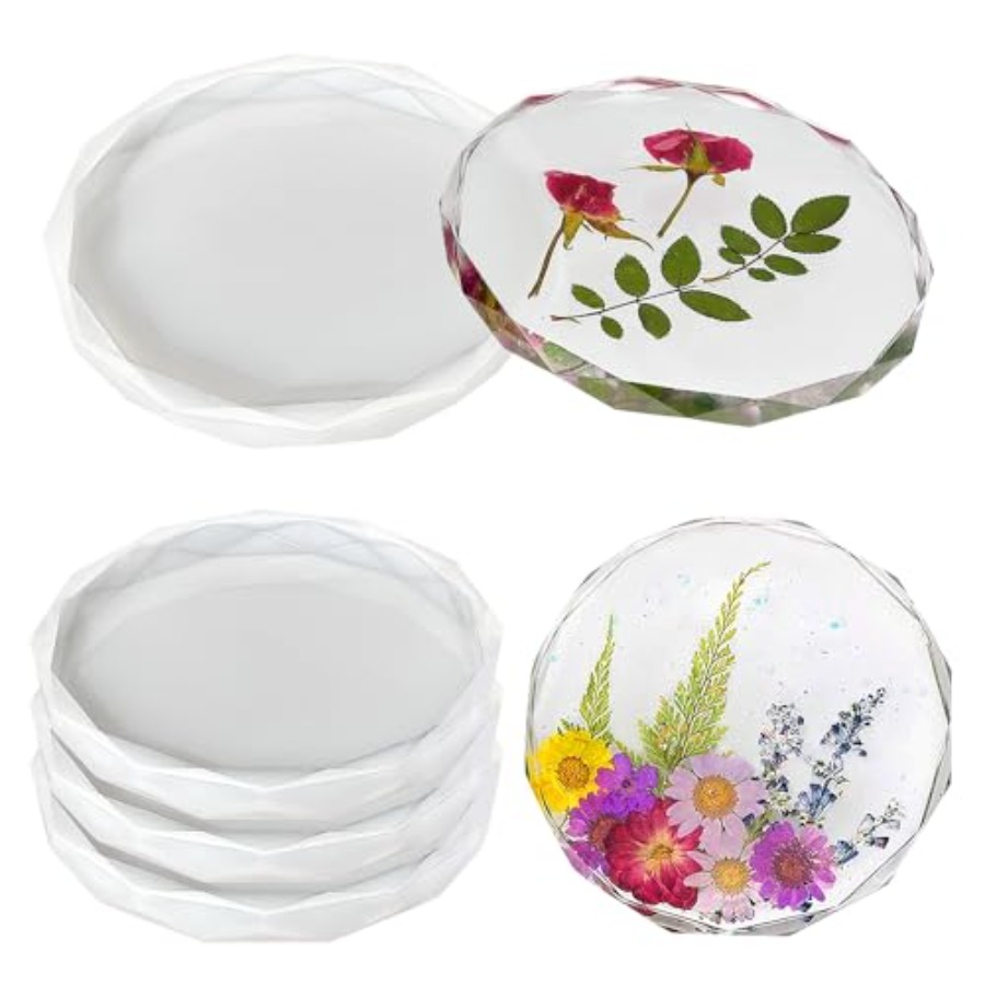 Lot de 4 moules à sous-verres  - Geode Mold Silicone avis et prix