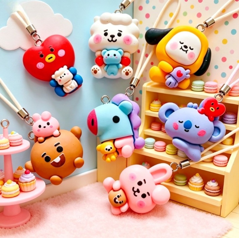 Breloques en résine BT21, 7 pi - Resin Craft Supplies avis et prix