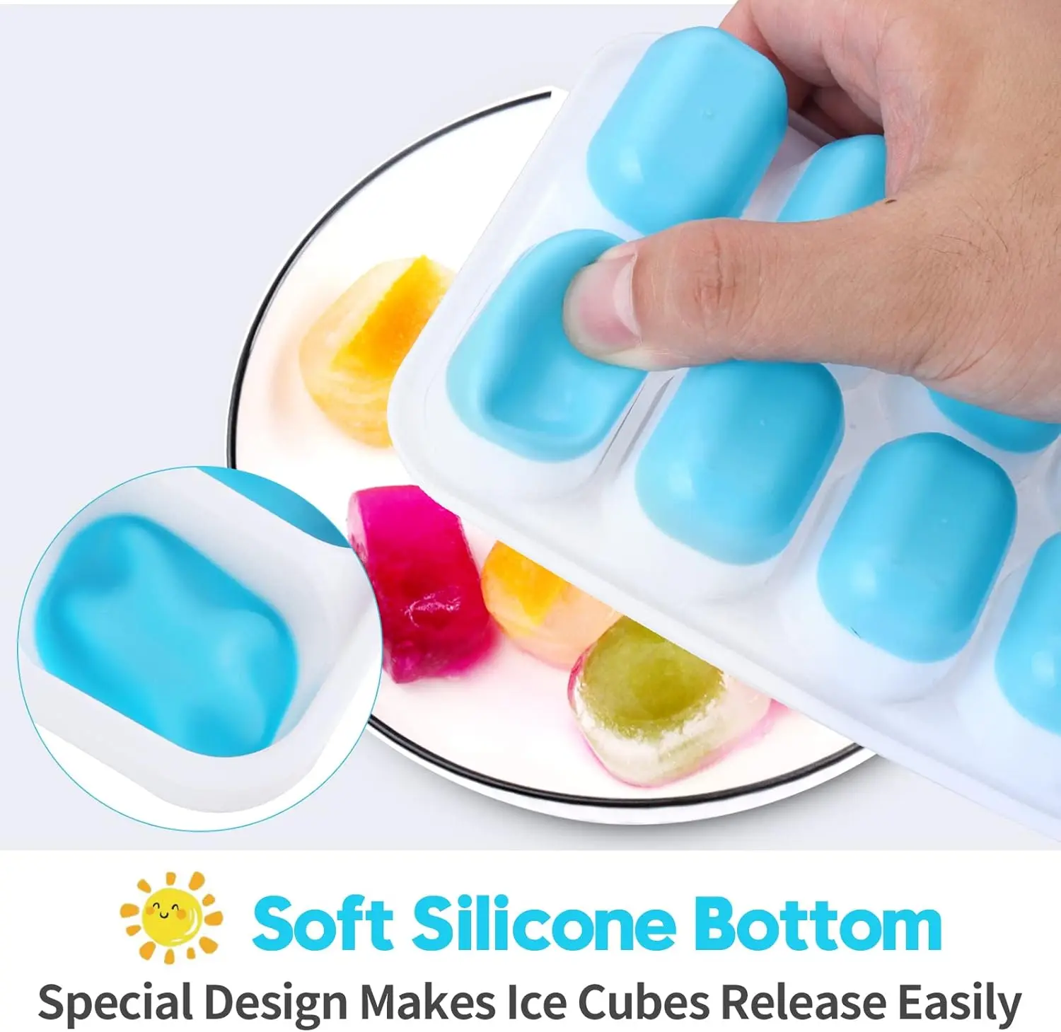 Moules à glaçons en silicone r - Silicone Mold Tray avis et prix