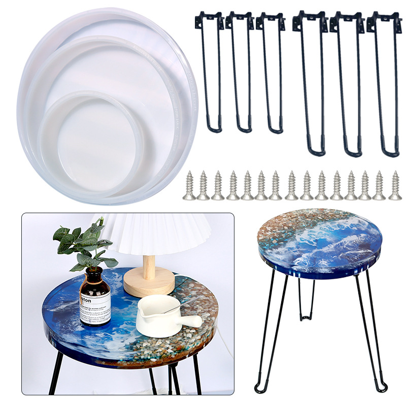 Grand plateau rond en résine U - Coaster Mold Round avis et prix