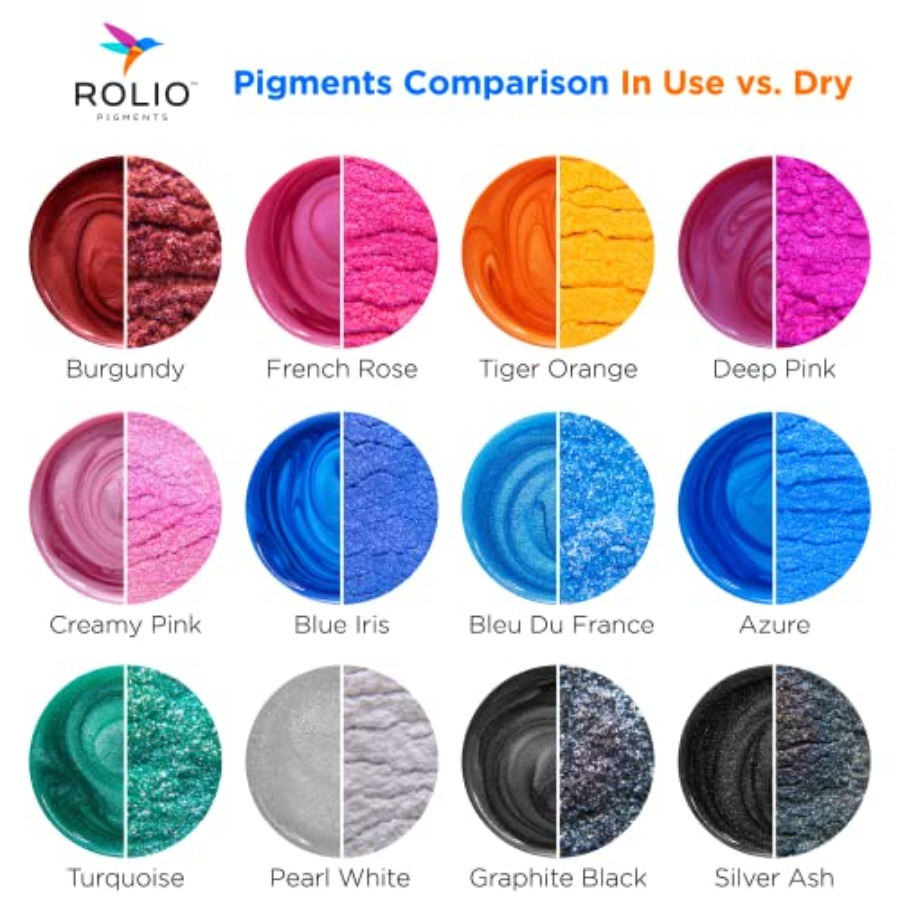 Ensemble de pigments colorés e - Resin Pigment Set avis et prix