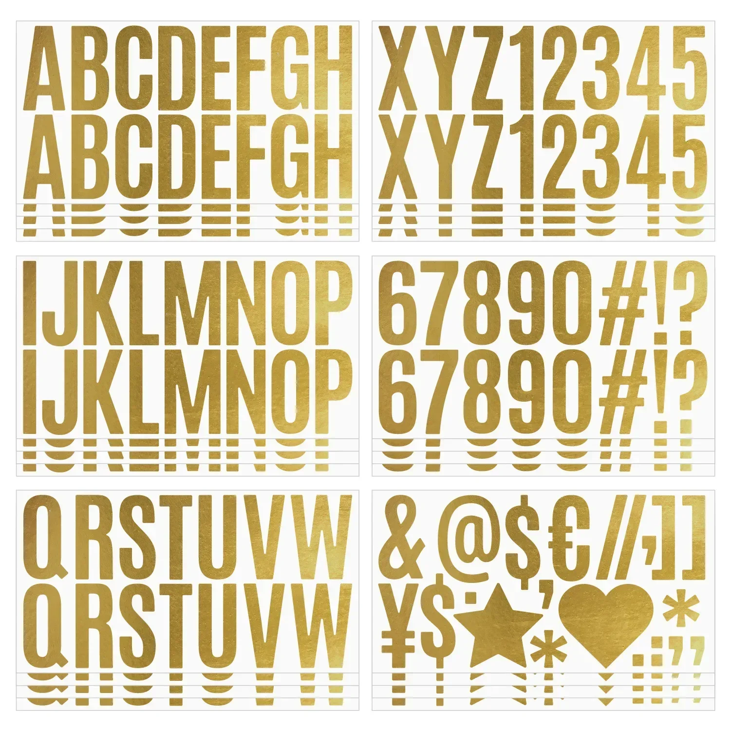 100 pièces 6 feuilles or lettr - Gold Foil Flakes avis et prix