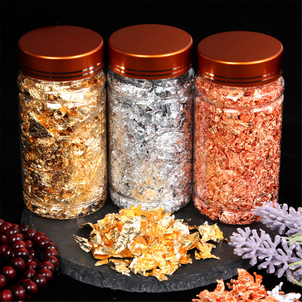 Flocons Schabin en feuille d'o - Gold Foil Flakes avis et prix
