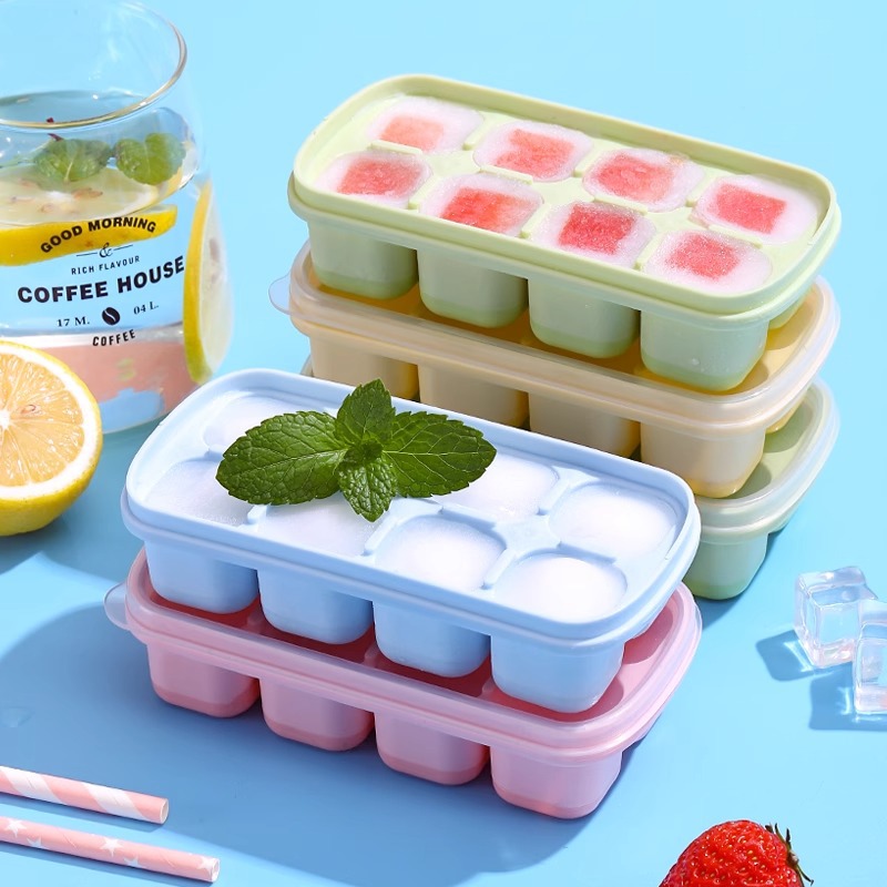 Plateaux à glaçons à 8 grilles - Silicone Mold Tray avis et prix
