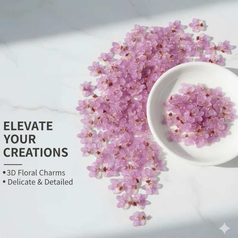 Kit d'orchidées en résine rose - Resin Jewelry Kit avis et prix