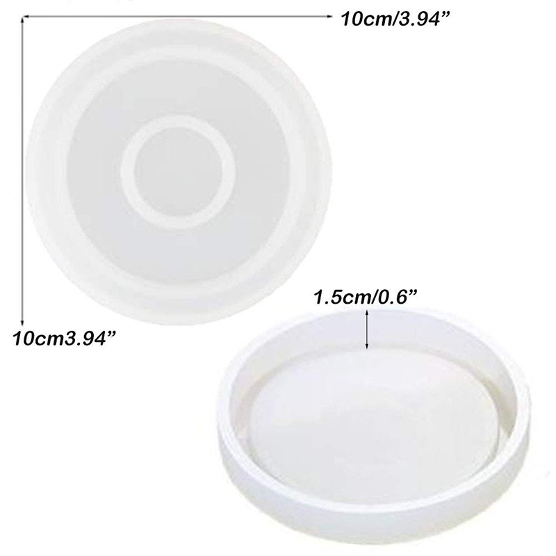 Grand moule rond en Silicone p - Coaster Mold Round avis et prix