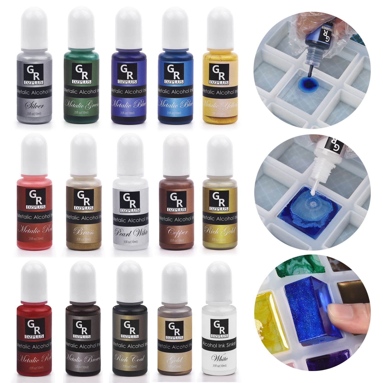 Kit de pigments en résine, 1 e - Resin Dye Alcohol avis et prix