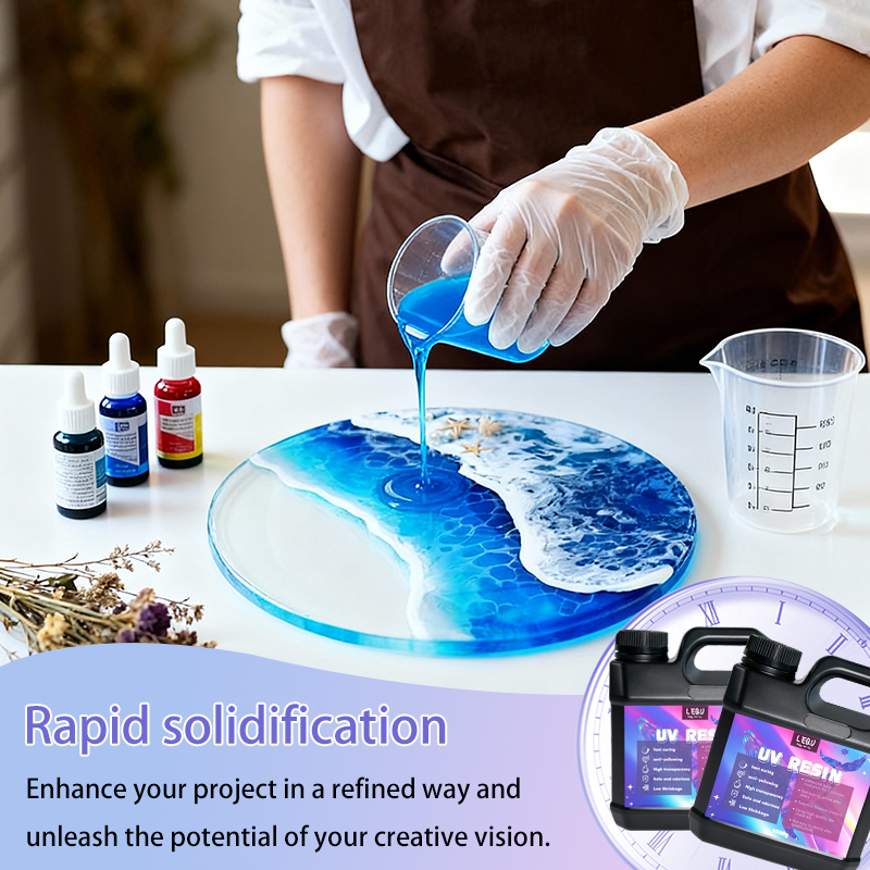 Résine UV 1000g, résine époxy  - Epoxy Uv Resin Kit avis et prix